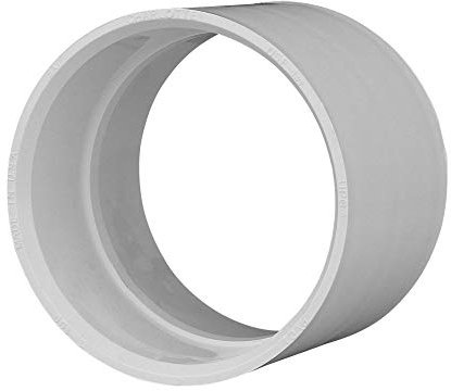 Charlotte Pipe PVC001001400HA Acoplamiento PVC Dwv 10.2 cm, blanco, 10,2 cm (cada cantidad: 1)