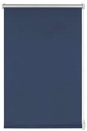 Gardinia 30749 Thermo-Rollo mit Thermo-Rückseite zum Klemmen oderKleben,HöchsteLichtreflektion,Energiesparend,Lichtundurchlässig,AlleMontage-Teileinklusive,EASYFIXRolloThermo,Blau,120x150cm(BxH), 120 x 150 cm
