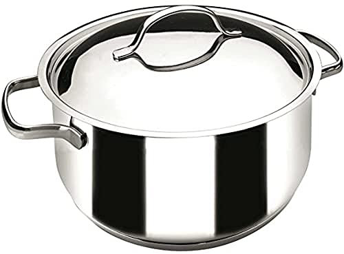 LACOR - 32020 - Cacerola con Tapa Basic 20 cm INOX