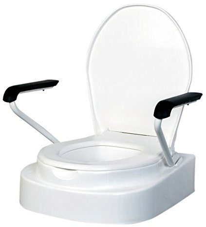 Servocare M1 511 höhenverstellbarer Toilettensitz mit Lehnen