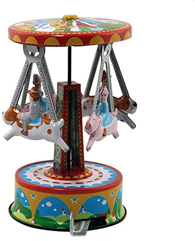 Superfreak Blechspielzeug Karussell, Modell: Karussell Schweine