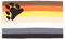AZ FLAG - Drapeau Arc-en-ciel Ours - 150x90 cm - Drapeau Lgbt 100% Polyester Avec Oeillets Métalliques Intégrés - Pavillon 110 g