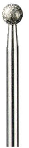Dremel 7105 - Puntos de bola de diamante 4,4 mm, juego accesorios 2 muelas para herramienta rotativa para grabar, tallar y retocar madera, porcelana, cerámica, vidrio, cuero, plástico