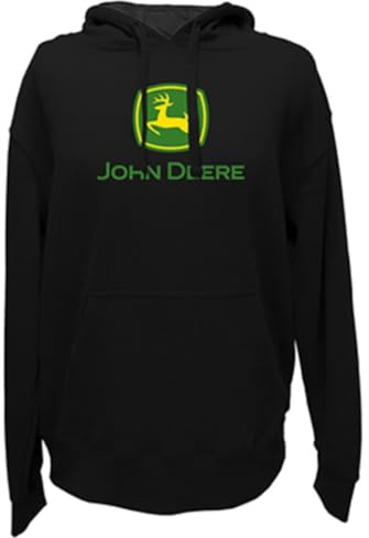 John Deere NCAA Herren-Kapuzenpullover mit Markenlogo