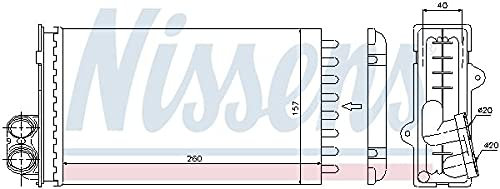 NISSENS 73362 Wärmetauscher Wärmetauscher