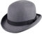 Jaxon & James Englischer Melone Hut aus Wollfilz - Grau - L