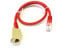 RED 2M RJ45 Network Extension Cable Lead Ethernet Data LAN Cord M to F