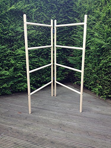 Wooden clothes airer - 2 panel