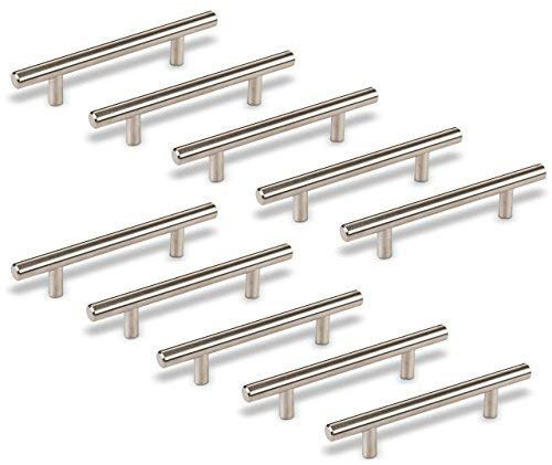 SOTECH 10 Stück Möbelgriff G14 BA 96 mm Edelstahl Möbelgriff-Set Stangengriffe Relinggriffe Schubladengriff