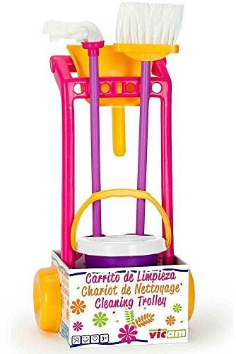 Multimarca- Carrito Limpieza, Pequeño, Color (175663)