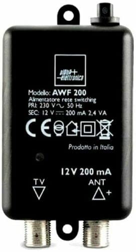 JOIN Alimentatore per amplificatore antenna - 12V 200mA - Con connettori F