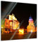 Glasbild - Gendarmenmarkt - Berlin - 30x30 cm - Deko Glas - Wandbild aus Glas - Bild auf Glas - Moderne Glasbilder - Glasfoto - Echtglas - kein Acryl - Handmade