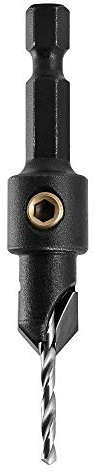 Trend Snappy TCT 9.5mm Diameter Countersink & HSS 2.5mm Drill for No6 Gauge Screws, Tungsten Carbide Tipped, SNAP/CS/6TC