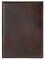 VELOFLEX 4442760 - Bewerbungsmappe „de Luxe“, DIN A4, mit Klarsicht-Taschen und Klemmschiene, Leder-Optik braun