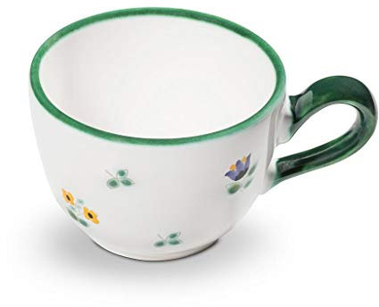 GMUNDNER KERAMIK Kaffeetasse glatt Füllmenge : 0.19 Liter Streublume Geschirr, handgemacht in Österreich