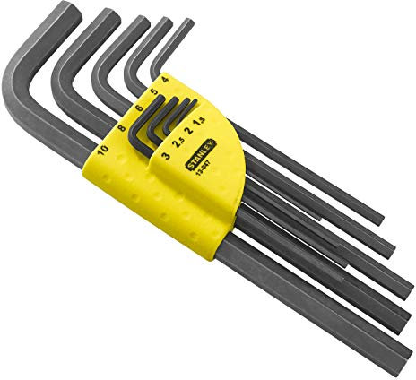 Stanley 1-13-947 - Juego 9 Llaves largas de 1,5 a 10mm - tipo libro -