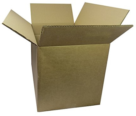 Triplast 406 x 406 x 406mm Large Double Wall 16x16x16 Cardboard Removal Moving Storage Boxes (Pack of 5)