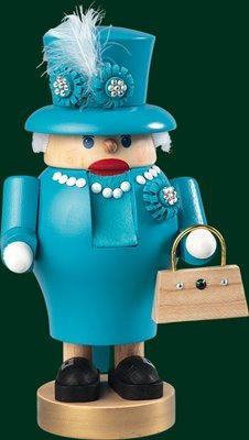 Rudolphs Schatzkiste Nussknacker Queen Höhe= 19cm NEU Weihnachten Seiffen Nutcracker Nüsse Erzgebirge Winter Dekoration Holzkunst Holz Weihnachtsmann Christmas Walnuss