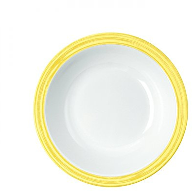 WACA 1926 Suppenteller Kunststoffteller 600 ml Dm 205 mm, Farbe:Bistro gelb