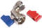 Merriway BH02905 Washing Machine Valve and Angled Handle, 15mm x 3/4-inch BSP, Silver