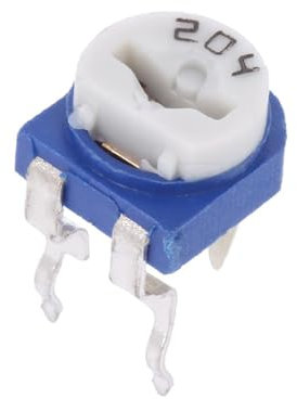 10X RKT6V-200K Potentiometer: für den Einbau 1-Drehung,liegend 200kΩ 100mW SR PA