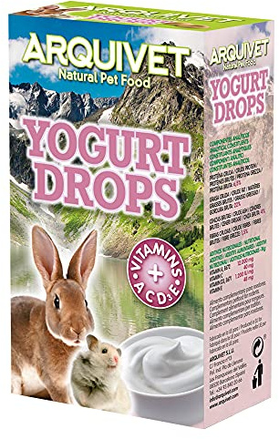 Arquivet Yogurt Drops Snacks für Nagetiere, 65 g