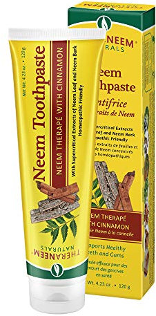 TheraNeem Organix, Neem Zahnpasta, Neem-Therape mit Zimt, 125.1 ml (120 g)