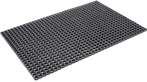 miltex 31220 Ringgummimatte Scriper, 100 x 150 cm, schwarz