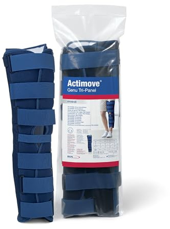 Actimove Genu Tri-Panel Knee Immobilizer, Blue, Small/Medium 24 in.