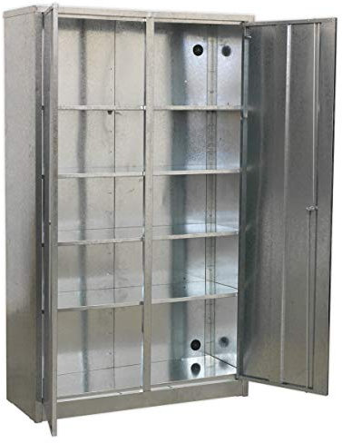 Sealey Gsc110385 Galvanized Steel Floor Cabinet 5 Shelf Extra-Wide