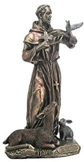 Wu Heiliger Franz von Assisi Statue Skulptur