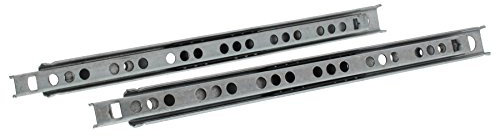 ToniTec 1 Paar Schubladenschienen Kugelauszug 17 mm Nut Länge 246 mm