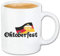 Reifen-Markt Kaffeetasse OKTOBERFEST - WIESN - MÜNCHEN - CANNSTATTER WASEN - VOLKSFEST Keramik 330 ml in Weiß