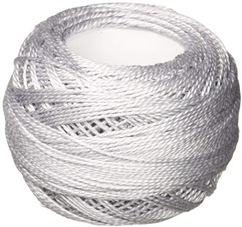 DMC Pearl Cotton Ball Size 8 87yd, Pearl Grey