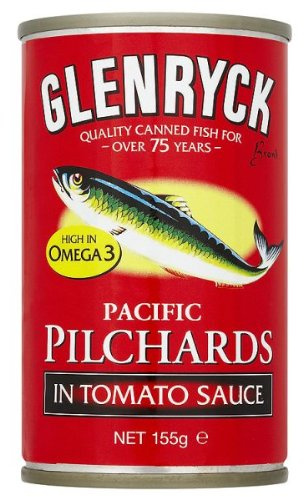 Glenryck Pacific Pilchards in Tomato Sauce - 12 x 155g