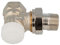 TA Heimeier Thermostat-Unterteil V-exakt II Rotguss vernickelt, Eck 3/4 Zoll, kvs 0,86, 3711-03.000