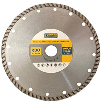KIPPEN 3033B Disco Diamantato Turbo, 230 mm