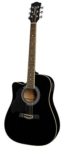 Richwood RD-12L-CEBK Lefthand Black Cutaway