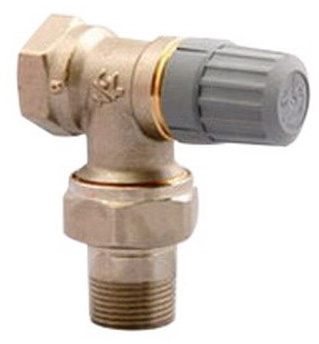 Danfoss 013 G8019 ohne Elektrik Thermostat Eckventil Körper, 3/10,2 cm FPT X MPT-Helmschale Union Saitenhalter