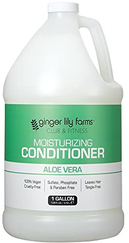 Ginger Lily Farms Club & Fitness Conditioner, 128oz, Aloe Vera