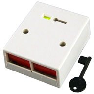 CQR Dual Push Panic Button White