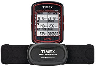 Timex T5K615 Cycle Trainer GPS Bike Computer with HRM - Black