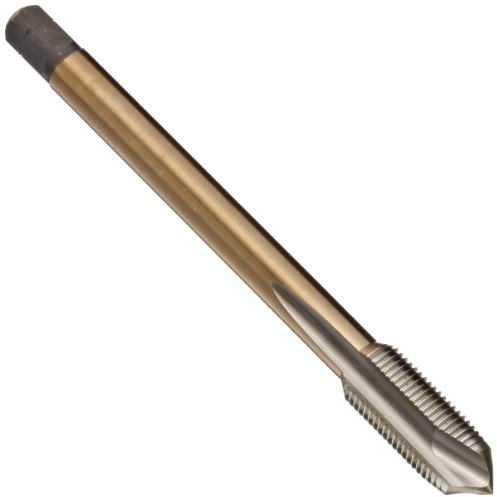 Dormer EP40 Cobaltstahl-Gewindebohrer mit Spiralspitze, Gold-Oxid-Finish, rund mit quadratischem Endschaft, Steckfase, 5/8-Zoll-14 Gewindegröße, 18 mm Schaftdurchmesser (1 Stück)