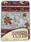 Telo ARREDO COPRITUTTO Gran Foulard COPRILETTO COPRIDIVANO Tessuto (2 Piazze, Edera Bordeaux)