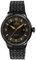 Dugena Herren-Armbanduhr 7090303 Kappa 1, Automatik, schwarzes Zifferblatt, Edelstahlgehäuse, Saphirglas, Edelstahlarmband, Doppelfaltdrückerschließe, 5 bar