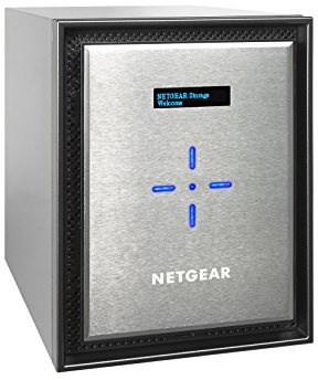 Netgear RN526XE4-100NES ReadyNAS Private Cloud 526X Storage di Rete 6 Slot, 6 HDD da 4 TB, RAM 4 GB, Intel Server Dual Core, 2 Porte 10 GbE, Nero/Argento