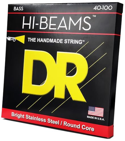 DR String LR-40 Hi-Beam Jeu de cordes pour guitare basse