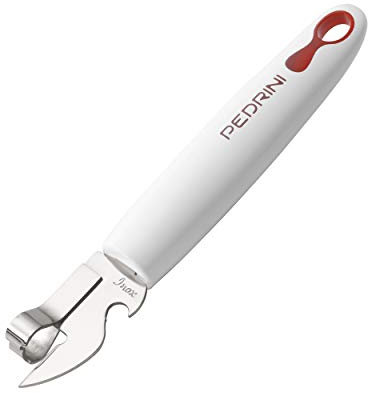 Pedrini Lillo Apriscatole e Levacapsule, Temperato, Bianco/Acciaio, 230x65x30 cm, 6 unità