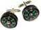 Miniblings Kompass Manschettenknöpfe Miniblings Knöpfe Box Outdoor Camping Travel Reise - Herrenschmuck Manschettenknopf Cufflinks Hemdknöpfe I Holzbox inklusive