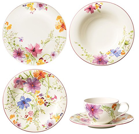 Villeroy & Boch 10-4100-30 Mariefleur Basic Geschirr-Set 30-teilig